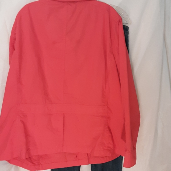 L.L.Bean 3X Red 100% COTTON Lightweight Jacket - Picture 4 of 4